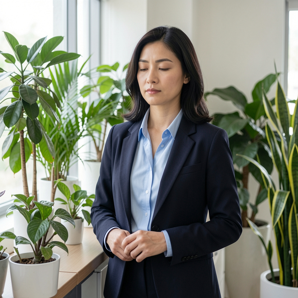 Professional experiencing mental clarity and focus through regular break practices